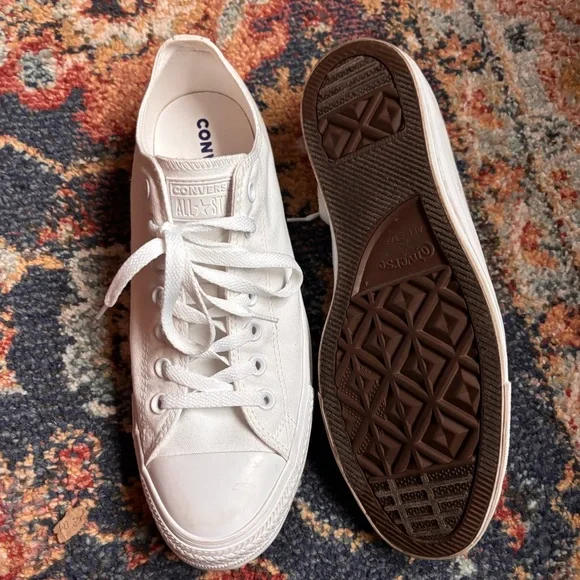 Converse All Star White Men's Shoes - Picture 4 of 6